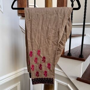 Cotton embroidery Small shilwar pajamas Indian Pakistani outfit